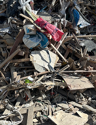 Construction and demolition waste